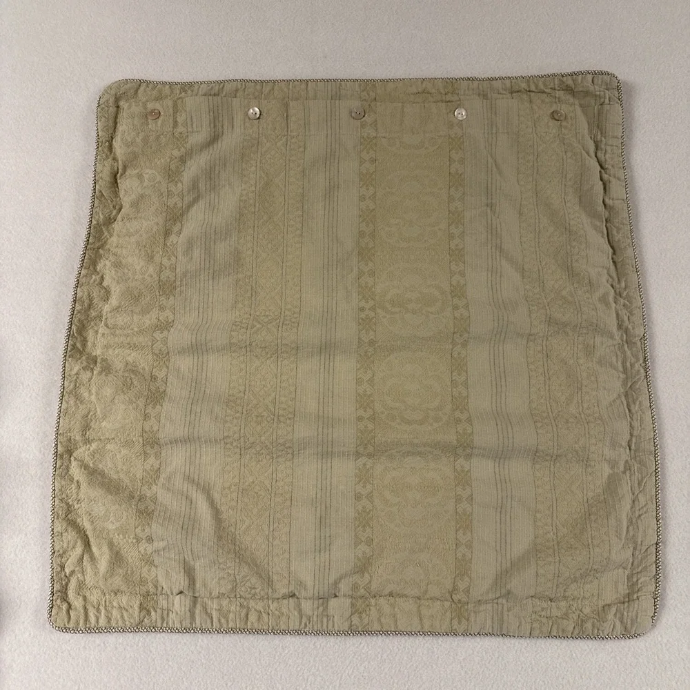 Vtg Ralph Lauren Shams  MARRAKESH Euro Browns Neutrals Fair Condition Flaws‎